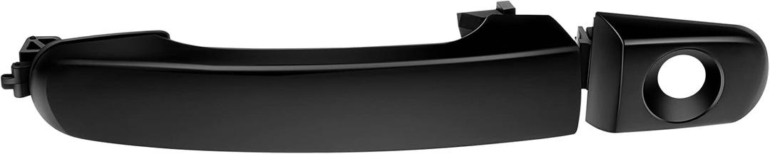 LUJUNTEC Exterior Door Handle Front Driver Side Replacement for 2005-2009 for Chevrolet Equinox Black