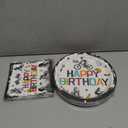 96Pcs Bicycle Birthday Party Decorations Mountain Bike Road Birthday Plates and Napkins Sets Sports Bicycle Racing Decorations for Boys Teens Adults Sports Bike Lover Bday Party Supplies Serves 24
