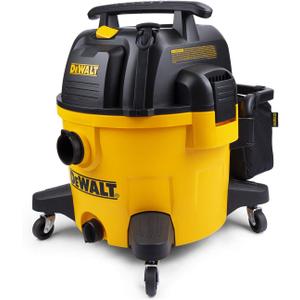 DEWALT 9 Gallon Wet/Dry VAC, Heavy-Duty Shop Vacuum with Attachments, 5 Peak HP, with Blower Function, DXV09PA