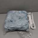 EHEYCIGA Electric Heated Blanket Throw Faux Fur, 10 Hours Auto Shut Off 9 Heating Levels Heating Blanket Throw, Soft Warm Heated Blanket Fast Heating Light Blue, Faux Fur & Sherpa