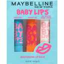 Maybelline New York Baby Lips Moisturizing Lip Balm 3-pack, Lip Care Essentials, 3 Shades