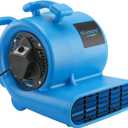 blessny 3/4 HP ETL Listed Carpet Dryer Air Blower Fan for Home Drying, 3/4 HP Large