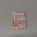 Glamnetic Press On Nails - MaDamn | French Tip Nails, UV Finish Short Pointed Almond Shape, Salon Quality Semi-Transparent Nails in 12 Sizes - 24 Nail Kit with Glue