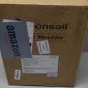 Bonsaii 12-Sheet Cross Cut Paper Shredder, 5.5 Gal Home Office Heavy Duty Shredder for Paper, Credit Card, Mail, Staples, with Transparent Window, High Security Level P-4 (C275-A)