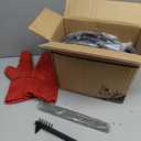 Wrdlosy-MINI Portable Stick Welder 250Amp, 110V Welding Machine with 20PCS Rods & Gloves  Compact Arc Welder Kit for Beginners, Home DIY, Metal Repairs (Iron, Steel, Stainless Steel)