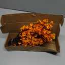 8Pcs Babys Breath Artificial Fake Fall Flowers, Real Touch Orange Yellow Plants Silk Flowers for Vase Home Office Wedding Indoor Outdoor Centerpiece Table Party Autumn Christmas Decorations