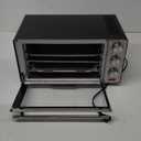 Gourmia GTF7350 6-in-1 Multi-function, Stainless Steel Air Fryer Oven - 6 Cooking Functions - Fry Basket, Oven Rack, Baking Pan & Crumb Tray, Included + Recipe Book