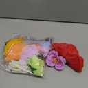 DiDida Mexican Fiesta Cake Topper Mini Mexican Papel Picado Banner Mexican Serape Ribbon and Flower for Mexican Themed Party Decorations