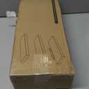 BAYKA Floating Shelves for Wall, Wall Mounted Rustic Wood Shelves for Bathroom, Bedroom, Living Room, Kitchen, Hanging Shelf for Books/Storage/Room Decor with 22lbs Capacity (Black, Set of 3, 15.7in) (A. Black - Universal Classic Style)