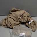 Chair Seat Covers Waterproof for Dining Room Chairs Stretch Jacquard Dining Room Chair Seat Covers Set of 6, Khaki