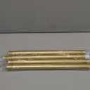 Gold Shower Curtain Rod 34-82 Inches(2.8-6.8ft) Never Rust Adjustable Shower Rod Spring Tension Non Slip No Drilling Shower Rods for Bathroom Garland Window