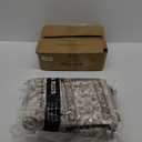 5x7 Area Rugs Low Pile Indoor Washable Trendy Faded Style Rugs for Bedroom Living Room Dining Room Foldable Non-Slip Thin Print Mat Green Olive Beige