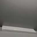 Love-KANKEI 36 Inch Long Floating Shelves Wall Mounted Set of 2, Large Wood Wall Shelves for Storage, Rustic Hanging Shelves for Display,Bedroom Living Room Bathroom Kitchen Office White