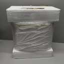 24 inch Vintage Ceramic Table Lamp - Single Farmhouse Rustic Bedside Lamp with Natural Textured Finish, Nightstand Lamps for Living Room, Bedroom, End Table