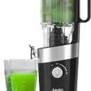 Cold Press Juicer, Aeitto Juicer Machines For Whole Fruits, Large Feed Chute, Juice Extractor