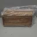 Sofa Arm Tray,Acacia Wood Folding Couch Arm Tray,Sofa Armrest Trays with Anti-Slip Pad for Drinks,Snacks,Phone,Remote Control 2 PC (Brown)