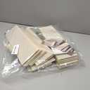 DIMJ Drawer Organizer Clothes, 12 Pack Dresser Organizer, Foldable Closet Organizers and Storage, Fabric Dresser Bins, Drawer Dividers for Nursery, Baby Clothes, Underwears, Sock (Beige)