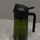 HWHIEUAIK Kitchen Maiden 2 in 1 Oil Dispenser, 2024 New Kitchenmaiden 2 In 1 Oil Sprayer for CookingOlive Oil Dispenser Bottle Spray And Pour for Air Fryer, Salad, Frying, BBQ (Black)