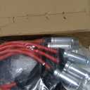 UF262 Ignition Coils Pack & 41962 Double Iridium Spark Plugs & 10MM Spark Plug Wires for Chevy Avalanche Express Tahoe Silverado Suburban 1500 HD GMC Savana Sierra Yukon HUMMER H2 OEM# D585 C1251