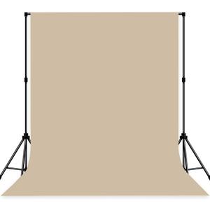 Photo Backdrop Beige Fabric Professional Photography Solution 5x7ft Seamless Design Eliminate Wrinkles Baby Shower Pregnant Women Shooting Scene Background
