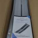 Portable Wheelchair Ramp 5FT, Anti-Slip Aluminum Folding Portable Ramp, Wheelchair Ramps for Home, Weight Capacity Up to 600 LBS, with Transition Plates Above and Below (5FT Using height 5-15")
