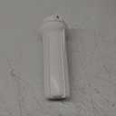 Hydronix HF2-10WHWH14, 10" White Housing with White Flat Cap For RO & Filtration Systems, 1/4" Ports