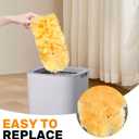 Duster Refills for Swiffer Dusters, Feather & Microfiber 180 Heavy Duty Duster Refills for Dusting Furniture, Blinds, Ceiling Fans for Cleaning 30 Count White&Orange