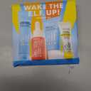 e.l.f. SKIN Wake the e.l.f. Up Skincare Kit, Travel-Size Hydrating Face Cleanser, Sunscreen, Moisturizer & Brightening Serum, Vegan & Cruelty-Free