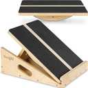 Yes4All Professional Incline Board, Slant Board Calf Stretching, Squat Wedge and Anti-Slip Surface, Portable Side Handle