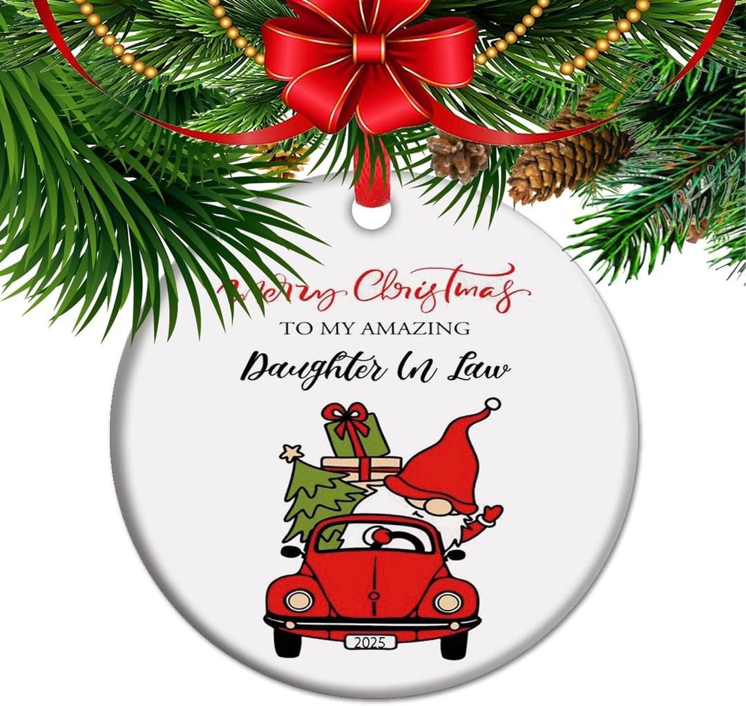 Daughter in Law Christmas Ornament 2025, Xmas Gift for Daughter-in-Law (C1)