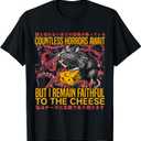 I Remain Faithful to The Cheese Vintage Japanese Rat Lover T-Shirt, L