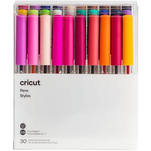 Cricut Extra Fine Point Pens - Ultimate Set (30ct) Explore, Maker, & Venture Machines
