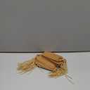 Outus 60 Pcs 4 3/4-in x 2 3/8-in Blank Large Paper Gift Tags with String and Reinforced Eyelet Wire Writable Price Tags Shipping Labels Inventory Labels(Brown)