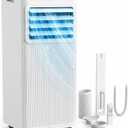 Uthfy 10,000 BTU Portable Air Conditioners, 4-in-1 Portable AC Unit with Cool, Fan, Dehumidifier, Sleep Mode, 24H Timer, Up to 450 Sq.Ft Air Conditioner for Home, Bedroom, Office, Window Kit & Remote