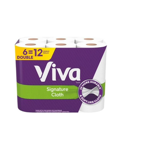 Viva, Signature Cloth Towel Double, 516 Count 2-Pack
