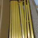 Wokceer Wedding Arch Backdrop Stand 7.2FT, 6.6FT, 6FT Set of 3 Gold Metal Arch Backdrop Stand for Wedding Ceremony Baby Shower Birthday Party Decor