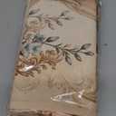 Spring Bunny Table Runner 90 Inches Long - Vintage Easter Rabbits Pink Rose Flower Kitchen Dining Burlap Linen Tablerunner for Small/Round/Square/Wedding/Coffee/Dining Table Party Home Dcor (Light Brown Rose Red Reddish Brown Khaki)