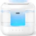Dreo Smart Humidifiers for Bedroom, Top Fill 4L Supersized Humidifier Large Room with 28 dB, 36H Runtime, Touch/APP/Voice Control, Nightlight, Cool Mist Humidifiers for Baby, Plants, Indoor, Grey