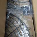 SEIRIONE Corner Shower Caddy Tension Pole, Rustproof Bathroom Shower Organizer Corner, 4-Tier Adjustable Bathroom Shelf, Solid Rack Ideal for Bathtub Storage, 34 to 116 Inch Height, Black