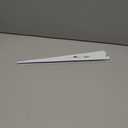 Rubbermaid 14-1/2 in. D White Twin Track Bracket