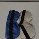 Heated Eye Mask - Cordless Eye Mask for Dry Eyes, FSA - HSA Eligible, Eye Relief, Improved Sleep, Washable Eye Heating pad for Travel and with Replaceable Shell (Gray)