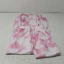 PRETTYGARDEN Women's Two Piece Loungewear Fall Casual Long Sleeve Tops Jogger Pants Pajama Sets Matching Outfits Clothing (Large, Pink)