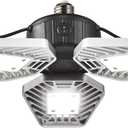 Ontel Beyond Bright LED Ultra-Bright Garage Light - 3 Adjustable Panels, Energy Efficient, Easy to Install, Durable and Long-Lasting Light for Garages, Warehouses and More