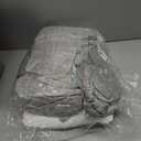 Madison Park Essentials Queen Comforter Set, Bed in a Bag Queen, Watercolor Print Coastal Comforter & Chambray Cotton Sheet Set, All Season Bedding Set, Saben, Aqua Queen (90 in x 90 in) 9 Piece