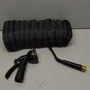 Garden Hose Non-Expanding 100ft, Flexible Garden Hose with 10 Function Hose Nozzle, Lightweight, Kink Free and Water Hose for Outdoor,Yard, Lawn, Car Wash, Marine,and Camper Use