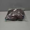 Vessia Flannel Fleece Throw Blanket, 300GSM Cozy Brown Striped Throw for Couch, Sofa and Bed, Warm and Soft Chocolate Microfiber Ribbed Blanket for All Season(50x40inch)