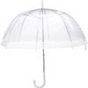 Clear Dome Umbrella, Durable Wind-Resistant Umbrella with Sturdy Bubble Design