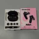 Skullcandy Rail Wireless Earbuds, Bluetooth Headphones, Noise Isolating Fit, Up to 42 Hours Battery, IP55 Sweat and Water Resistant, Microphone for iPhone Android - True Black