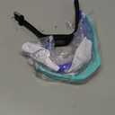 Silicone Fitness Tracker Watch 3 Pcs Walking Running Pedometer Calorie Burning and Step Counting Bracelet Steps Pedometer Watch for Walking Men Women Kids (Mint Green, Sky Blue, Black)