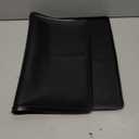 MateeyLife Silicone Cat & Dog Food Mat for Floors Waterproof, Anti-Slip Dog Bowl Mats for Food and Water, Pet Feeding Mats with Lip to Prevent Spills, Pet Placemat for Messy Drinkers to Protect Floors (18''12'', Black)